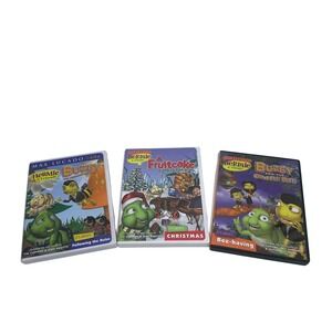 Max Lucado Kids Hermie & Friends 3 DVD Set Misbehaving Bee Fruitcake‎ Christmas